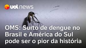 Américas enfrentam provável pior surto de dengue da história