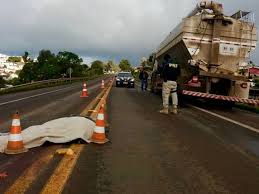 PRF atende atropelamento com morte na BR 153 em Erechim