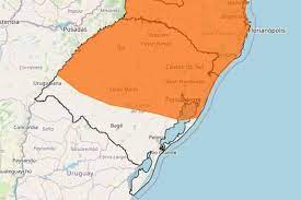 Alerta laranja do Inmet destaca perigo de tempestade no RS para esta terça e quarta-feira