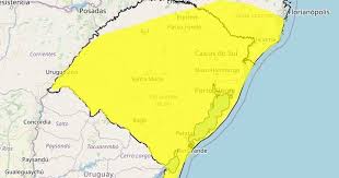 Após tempestade, Inmet emite alerta para queda de temperatura no RS